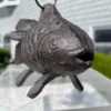 Japanese "Gold Fish" Hand Cast Sculpture With Graceful Tail