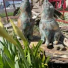 Japan Tallest Pair “Moon Gazing" Rabbits Usagi, Your Gallery And Garden
