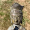 Japan Fine Bronze Seated Kanon Guan Yin, Beautiful Face