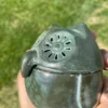 Japanese Antique Pair Hook Nose Owl Lantern Censers