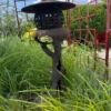 Japanese Small Antique Natural Tree Trunk Garden Lantern