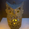 Japanese Massive Vintage over Sized Owl Lighting Lantern