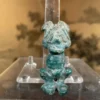 American Taino Encrusted Blue Jade Fertility Figure