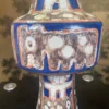 Hand Painted Folk Art Table Lamp, Eva Fritz-Lindner Masterwork ,One of a Kind