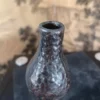Japanese Bronze Wabi Sabi Gourd Vase, Signed and Boxed