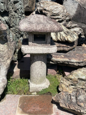 Japan Stone Hand Carved Classic Mountain Lantern