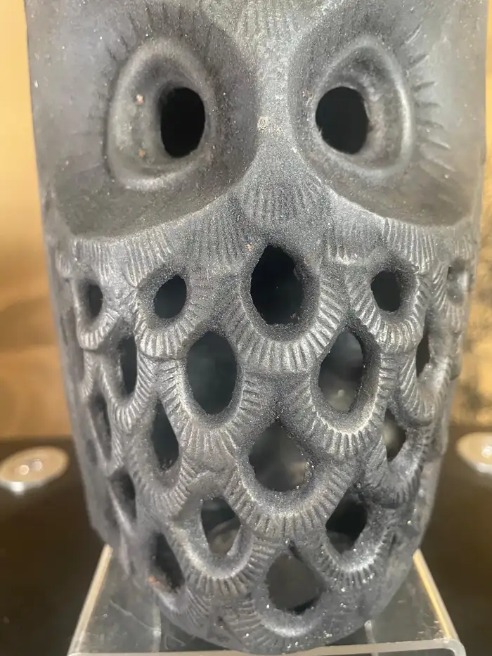 Japanese Old Hand Cast Owl Wall Sconce Lantern