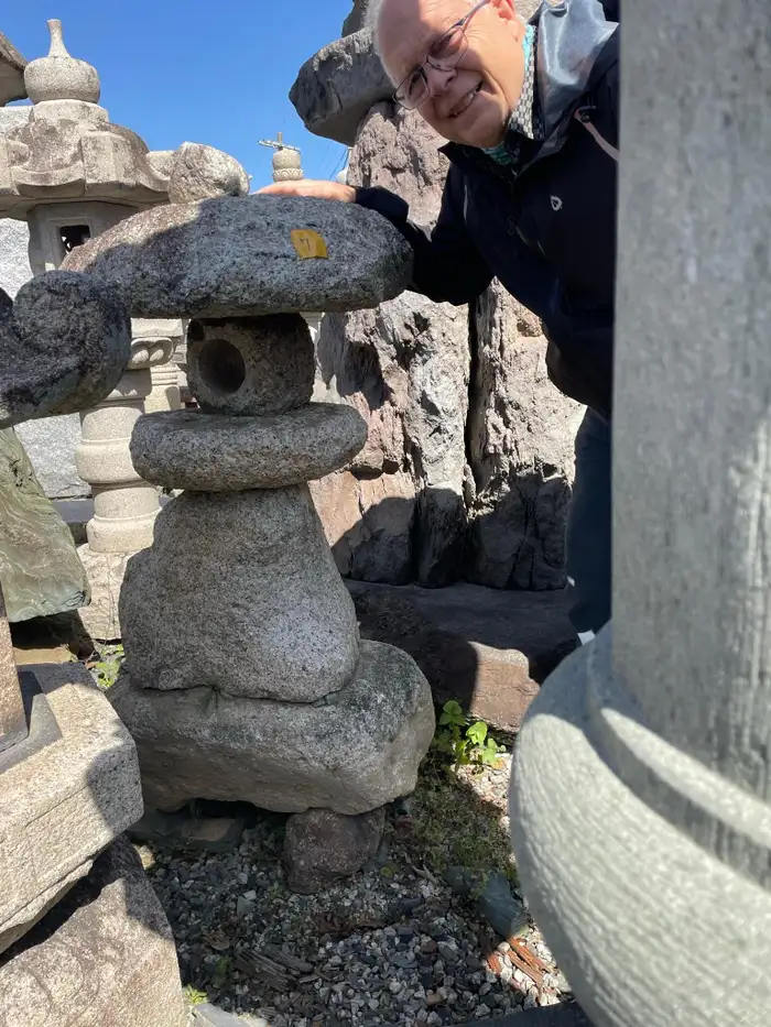 Japanese Fine Stone Spirit Mountain Lantern