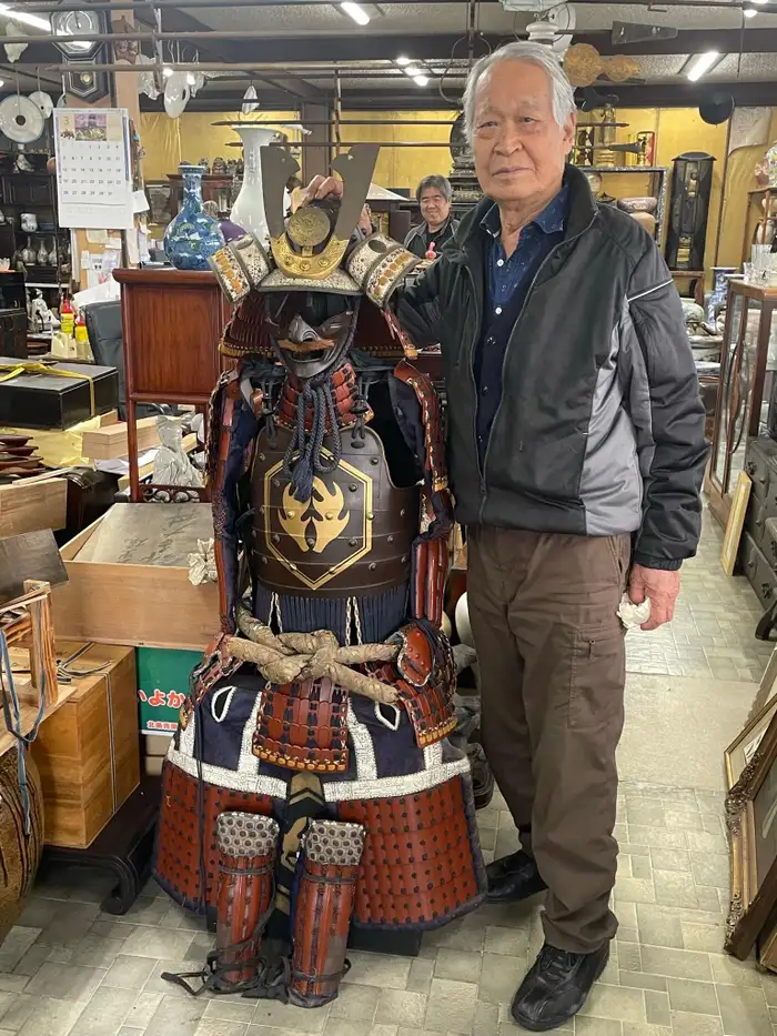 Japanese Samurai Complete Armor Yorai, Fine Craftsmanship