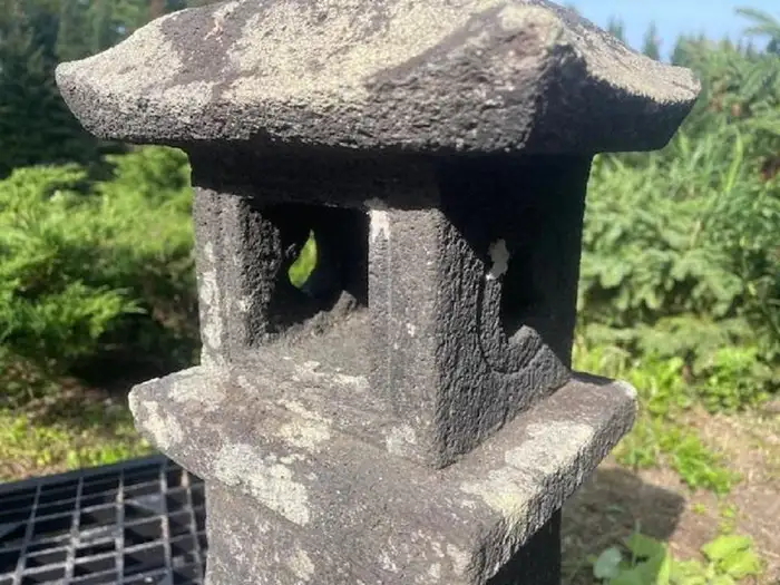 Japanese Antique Stone Pathway Lantern