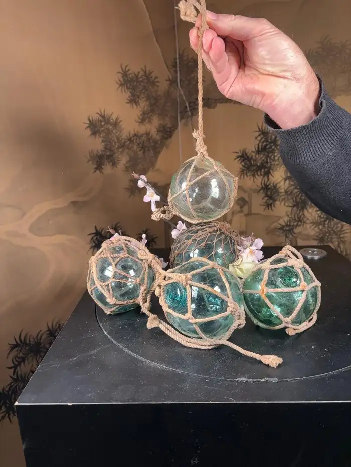 Japanese Antique Glass Fishing Floats Collection